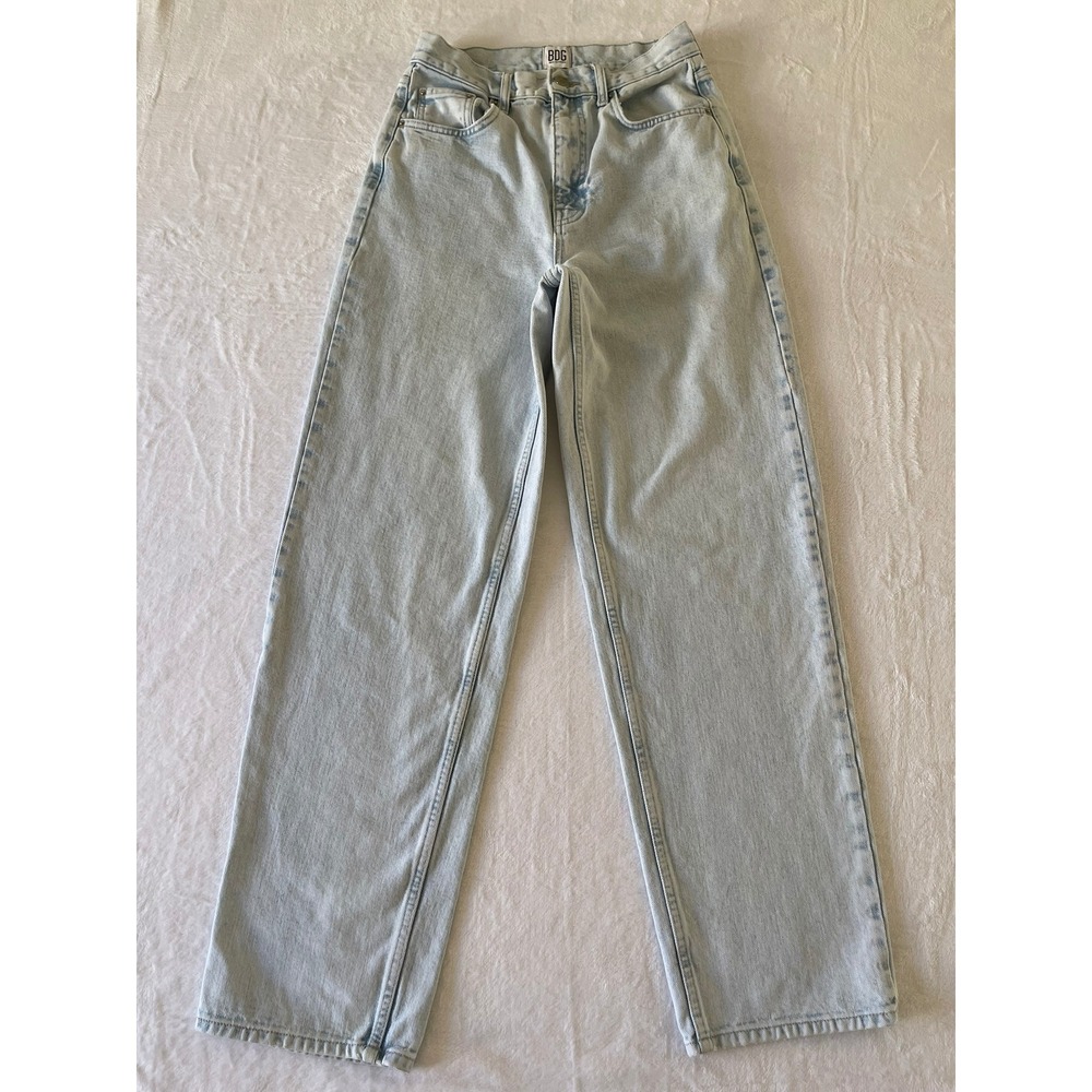 BDG Urban Outfitters Jeans Womens 28 High Rise Baggy Light Wash Wide Leg Denim